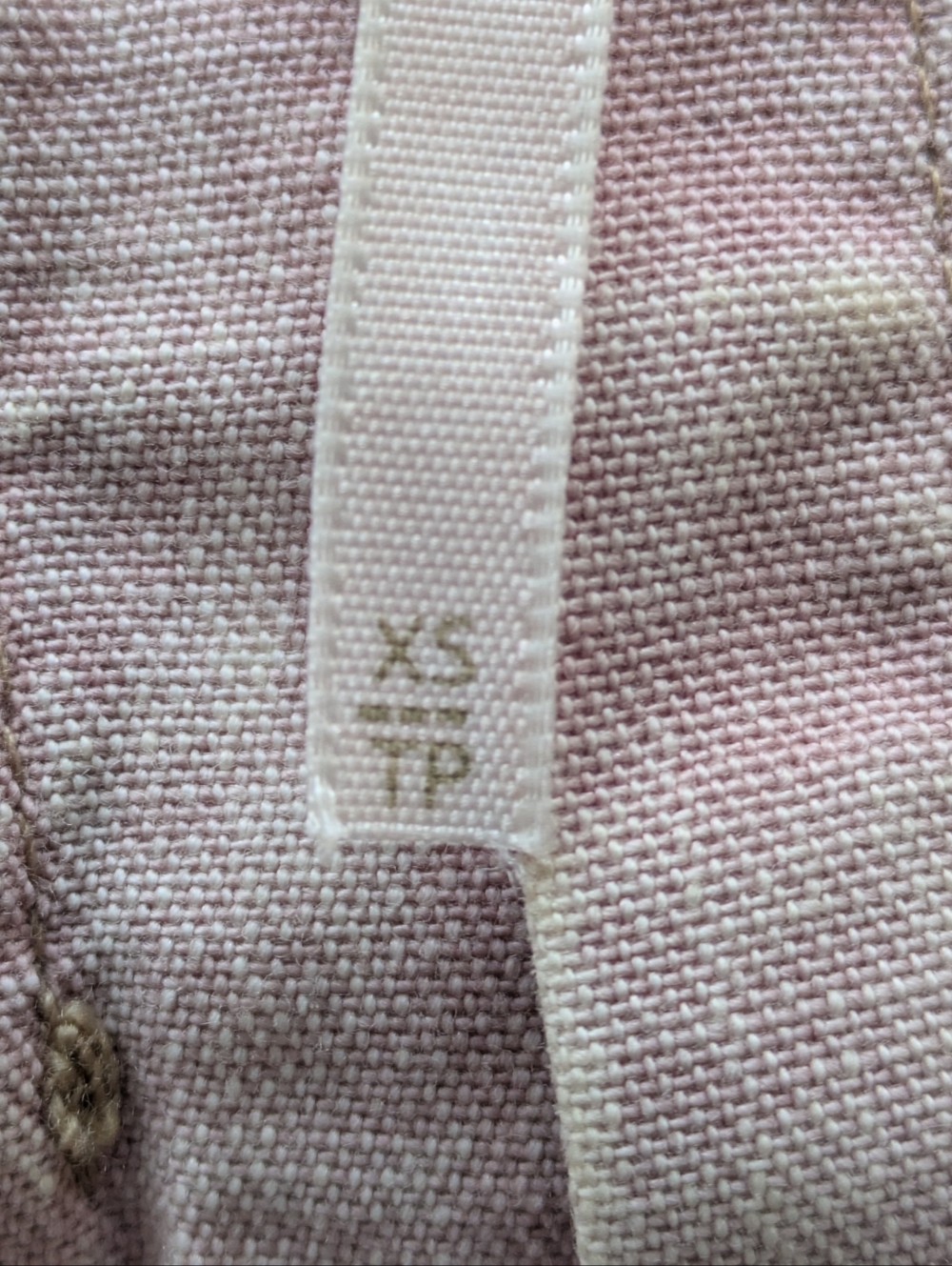 Free People Marina Denim Pleated Swing Tank Top Crop Boho Dusty Pink XS - Picture 7 of 10